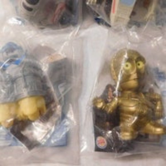 Star Wars Burger King Toys Revenge of the Sith Lot of 7 New Sealed - Picture 5 of 7